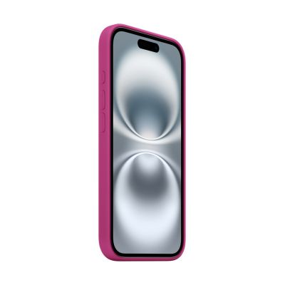 Apple iPhone 16 Silicone Case with MagSafe - Fuchsia