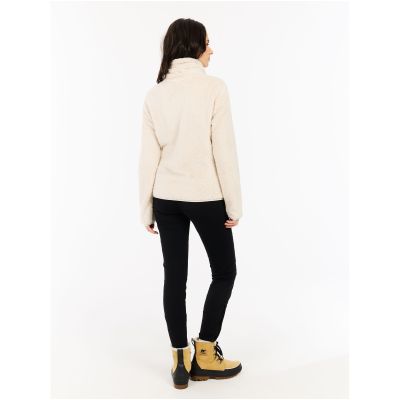 2. Women’s full-zip fleece jacket PROTEST RIRI white