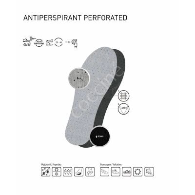 16. Coccine Antiperspirant Perforated DA0213 Shoe Insoles