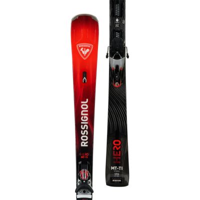 2. Rossignol Hero MT Ti C.A.M. Skis + LOOK NX 12 Konect GW B80 Silver Red Bindings