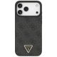 3. Guess Leather 4G Triangle Strass MagSafe Case for iPhone 17 Pro Max / 18 Pro Max - Black