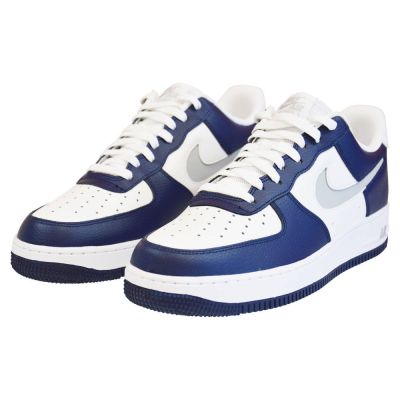 3. Nike Air Force 1 '07 Low Men's Shoes White Navy Grey - DV3501-400