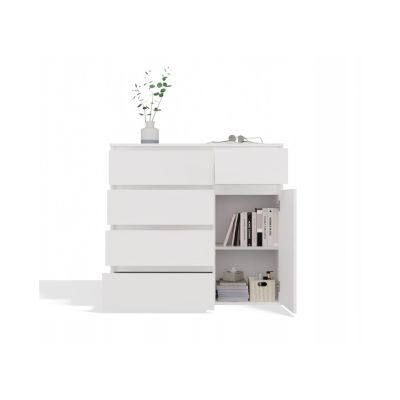 10. MALWA 1D5S CHEST OF DRAWERS WHITE