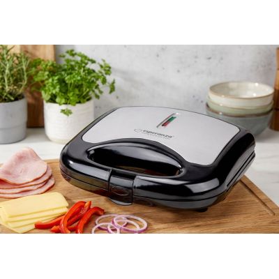 15. Esperanza ASIAGO EKT011 sandwich maker (1000W; black and silver)