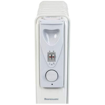 3. Ravanson OH-07 Oil-Filled Radiator (1500 W; 7 Fins; Grey)