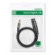 5. Ugreen audio cable 3.5mm mini jack (male) - XLR (female) 1m black (AV182)