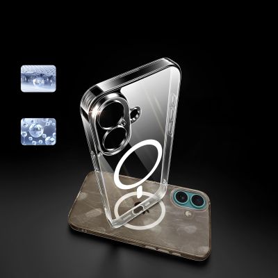 8. Ugreen Classy Clear Magnetic Case with MagSafe for iPhone 16 Plus - Clear