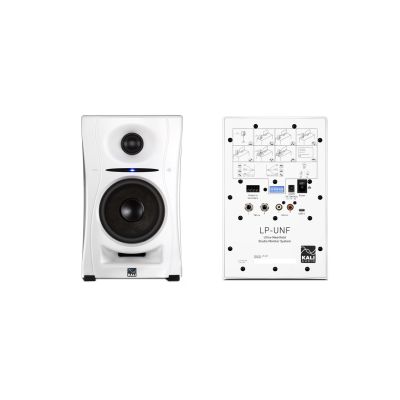 Pair of Kali Audio LP-UNF-WH white monitors