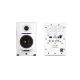 Pair of Kali Audio LP-UNF-WH white monitors