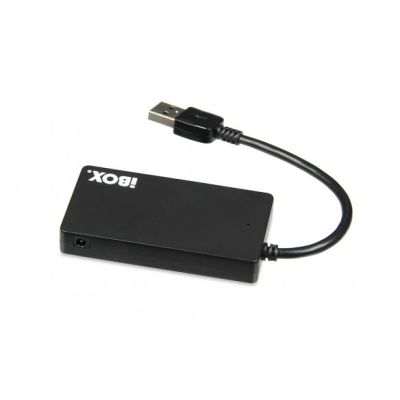 2. Hub IBOX USB 3.0 BLACK 4-PORTS, SLIM IUH3F56 (4x USB 3.0; black)