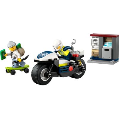 3. LEGO City 60455 Police Motorcycle Chase