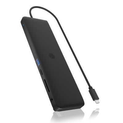 IcyBox USB Type-C Docking Station mit dreifach Videoausgabe