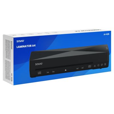 4. SAVIO LAMINATOR A4 BLACK LR-01/B