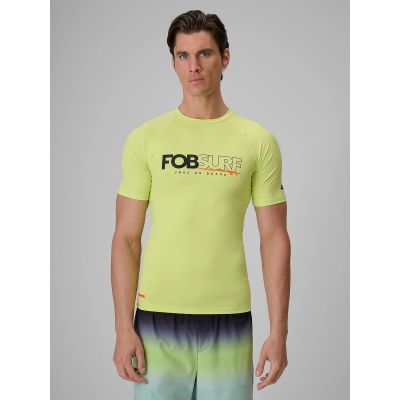 Men's 4F 4FRSS26TFWSM001-45S T-shirt for swimming and water sports with UPF50+ filter
