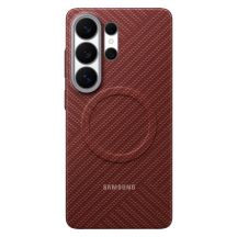 Samsung Carbon Magnet Case for Samsung Galaxy S26 Ultra, MagSafe Compatible - Red