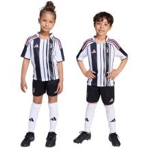 adidas Juventus 25/26 Home Kids' Kit White and Black JN5220