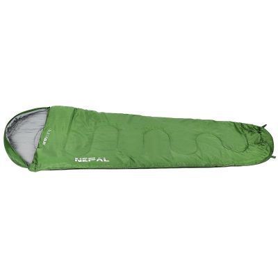 19. TOURIST SLEEPING BAG NEPAL 210x80x50CM GREEN ENERO CAMP