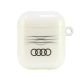 Audi IML Geometric Pattern Case for AirPods 1 / 2 - White