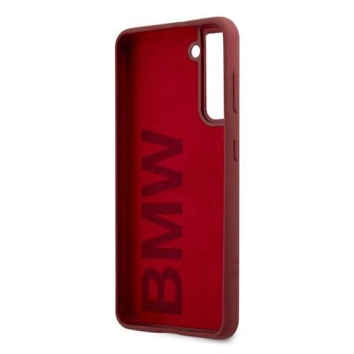 7. BMW Silicone Signature Logo Case for Samsung Galaxy S21+ - Red