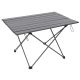 12. FOLDING TABLE 68x46x40CM GREY ALUMINUM IN A COVER