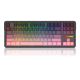 3. REDRAGON K728SP-RGB-PRO Antonium Pro Keyboard USB + RF Wireless + Bluetooth Black, Pink