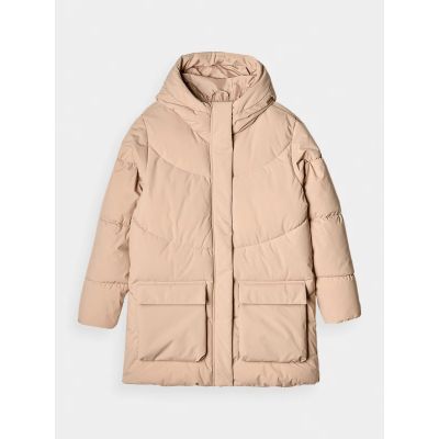 Women's winter down jacket with synthetic filling 4F 4FWAW24TDJAF474-83S