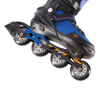 5. NH18188A 2in1 BLACK-ORANGE SIZE L(39-43) ROLLER SKATES WITH HOCKEY SLEEVE NILS EXTREME