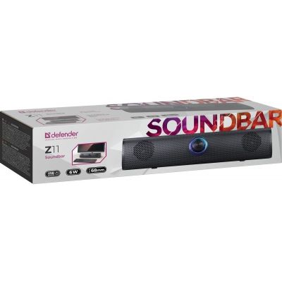 12. DEFENDER SOUNDBAR Z12 6W LED BLACK 65312