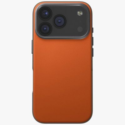 2. Uniq Lyden DS Case for iPhone 17 Pro Magclick Charging - Orange-Gray