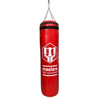 5. Plawil punching bag 150 x 40 cm filled with WWP-MASTERS red