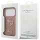 8. Guess Fixed Glitter Big 4G Case for iPhone 17 Pro - Pink