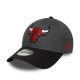 3. New Era 9FORTY NBA Chicago Bulls Sidepatch Charcoal Cap - 60758984