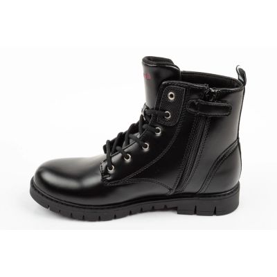 3. Levi's girls' Pasadene SE ankle boots, black, with zipper