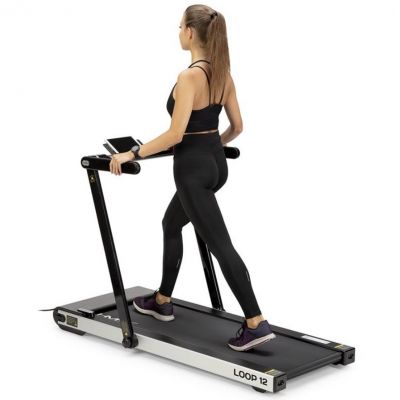 4. HMS LOOP12 Electric Treadmill 1-12 km/h, Black