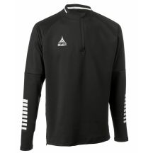 SELECT Monaco v 24 black 1/2 zip football training sweatshirt
