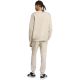 5. Men's adidas Sportswear Big Logo Fleece Colorblock Tracksuit Beige JX5572