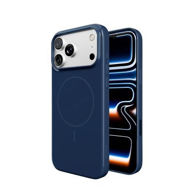 10. Puro Pulse iPhone 17 Pro Polycarbonate Protective Case - Dark Blue