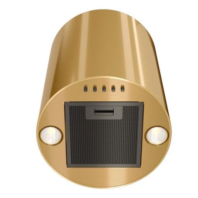 2. MAAN Elba Mini WPB 431 Cooker Hood, Glossy Gold