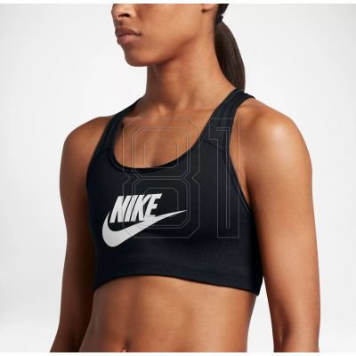 Nike Swoosh Futura Bra W 899370-010 Sports Bra