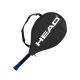 3. Head Novak 23 cv3 3/4 tennis racket with cover, black and blue, 235014 SC06