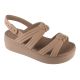 Crocs Brooklyn Knot Low Wedge Sandal 212864-2Q9 Brown 36/37