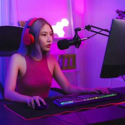 9. Wozinsky WKG-200 RGB Membrane Gaming Keyboard with Scroll Wheel - Black