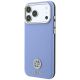 2. Guess Grained Round Strass Logo MagSafe Case for iPhone 18 Pro Max / 17 Pro Max - Blue