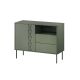 Chest of drawers 1D2S TRESSE 100x40x75 matt green