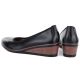 4. Women's black wedge shoes Vinceza 58628