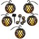 41. SOLAR LAMP FIREBALLS 7CM 5PCS