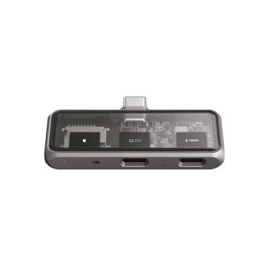 8. Satechi USB-C PD Mobile XR Hub and MicroSD Card Reader Space Gray