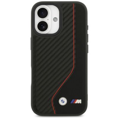 11. BMW M Carbon Line & Logo MagSafe Case for iPhone 17 - Red