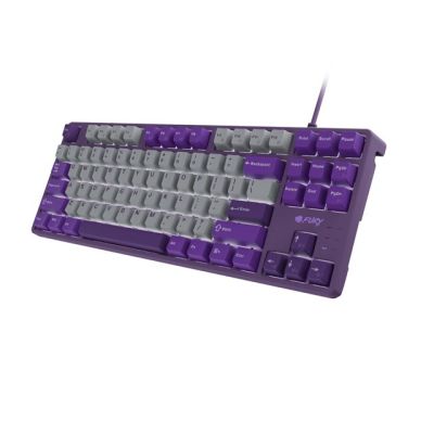 4. FURY KANABO K2 US GAMING KEYBOARD WHITE BACKLIGHT MECHANICAL GREY-PURPLE
