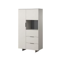 ALMA display cabinet 90x41.5xH170 cashmere